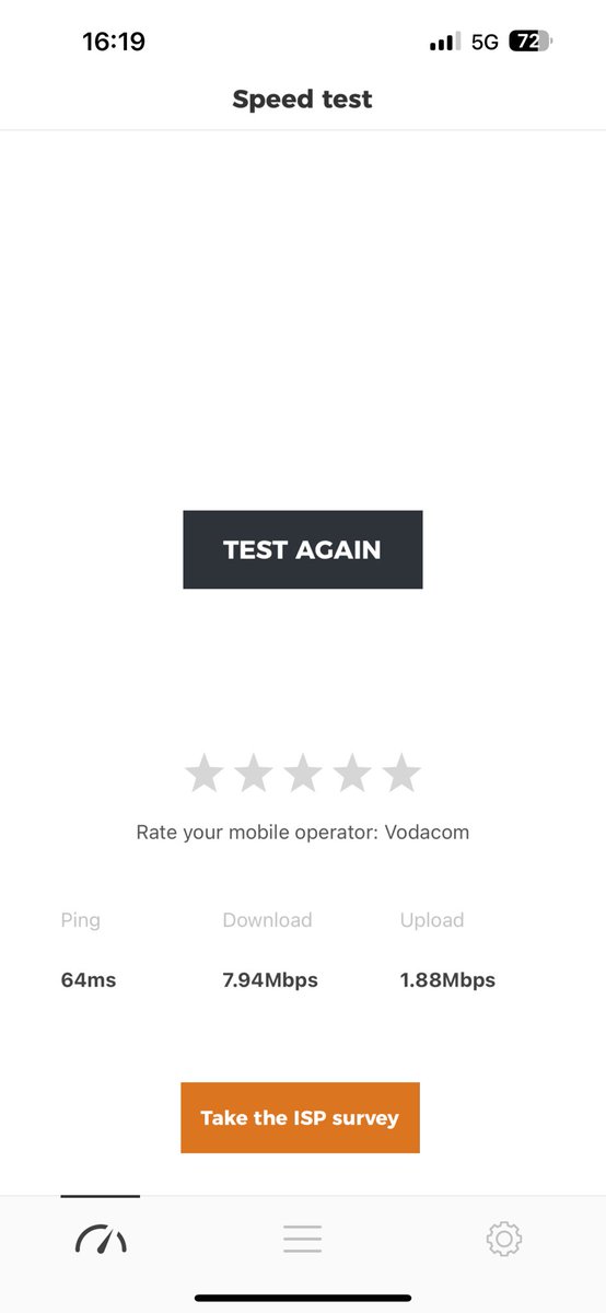 ZaheedP's tweet photo. @Vodacom why is network speed so slow in Gateway Umhlanga https://t.co/qYpwss6C0r