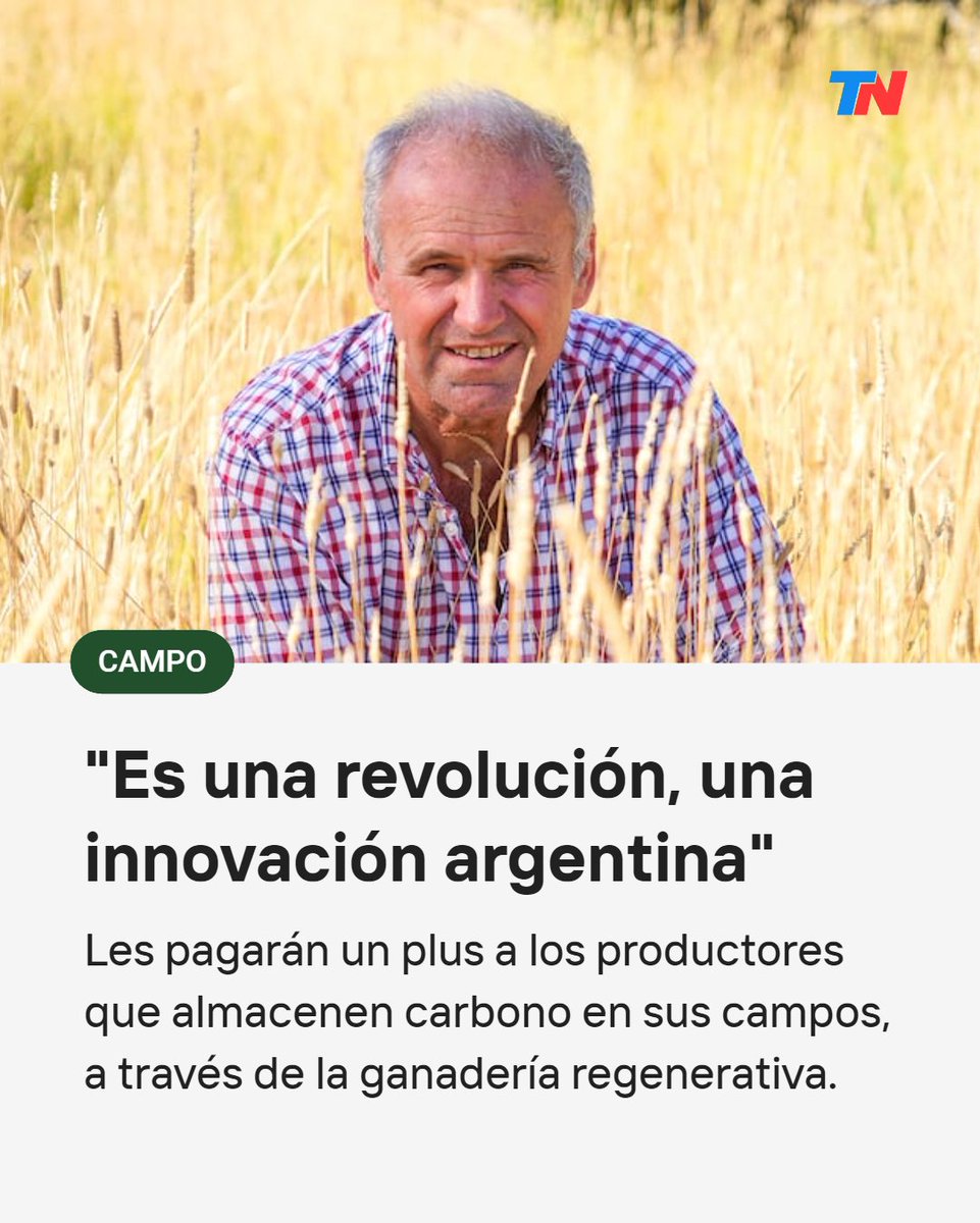 todonoticias's tweet photo. "No somos hippies ni talibanes de la producción"
https://t.co/CX6k7RglIj

El ingeniero agrónomo Pablo Borrelli propone un manejo holístico del campo. 

Junto a sus hijos capacitan a los productores agropecuarios para que, sin perder rentabilidad, ofrezcan en el mercado "servicios ambientales". 

"Producir y cuidar la naturaleza no son actividades en conflicto", aseguró.
