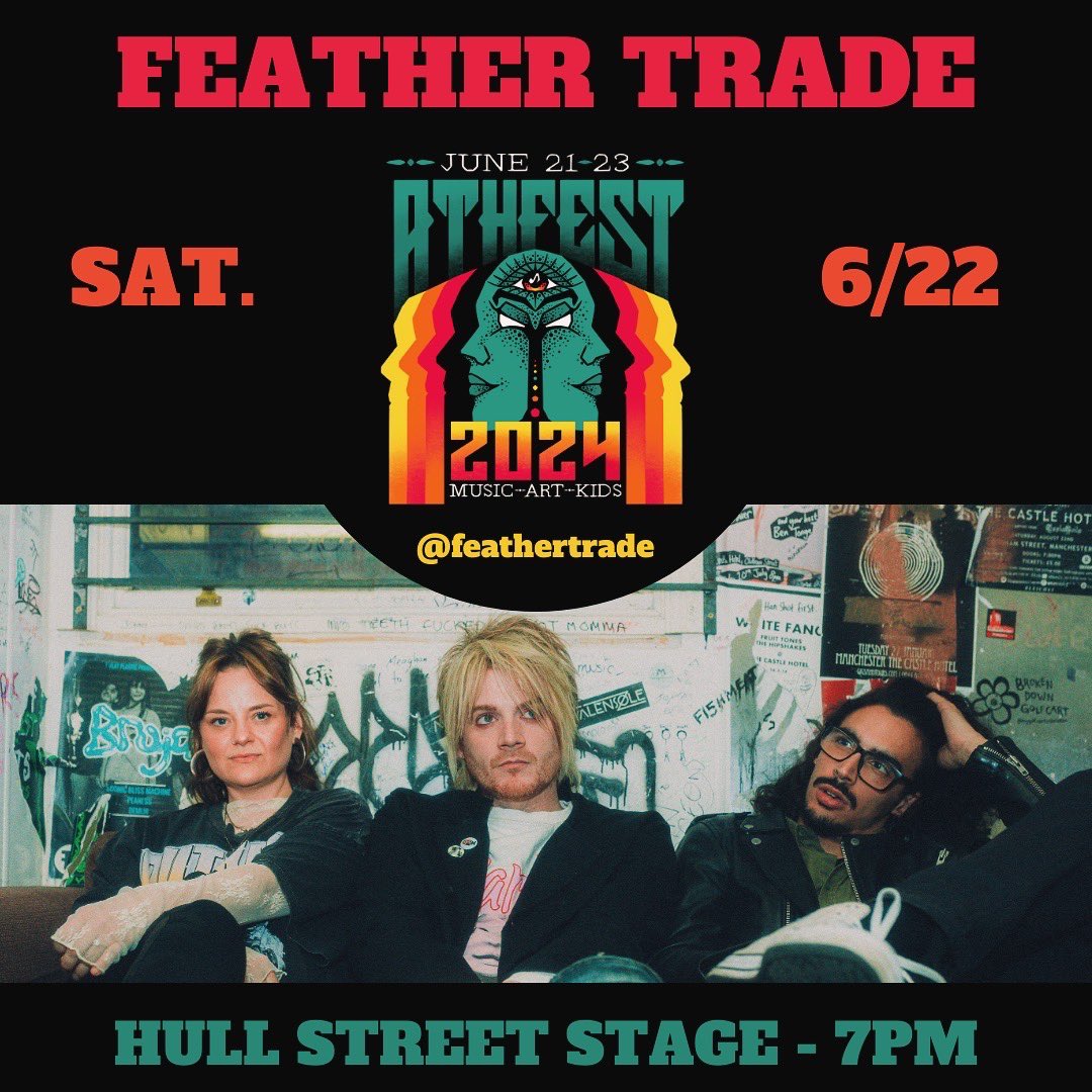 FEATHERTRADE's tweet image. We’re one week away until @AthFest! Come see us Saturday at the outdoor Hull Street Stage! FREE!