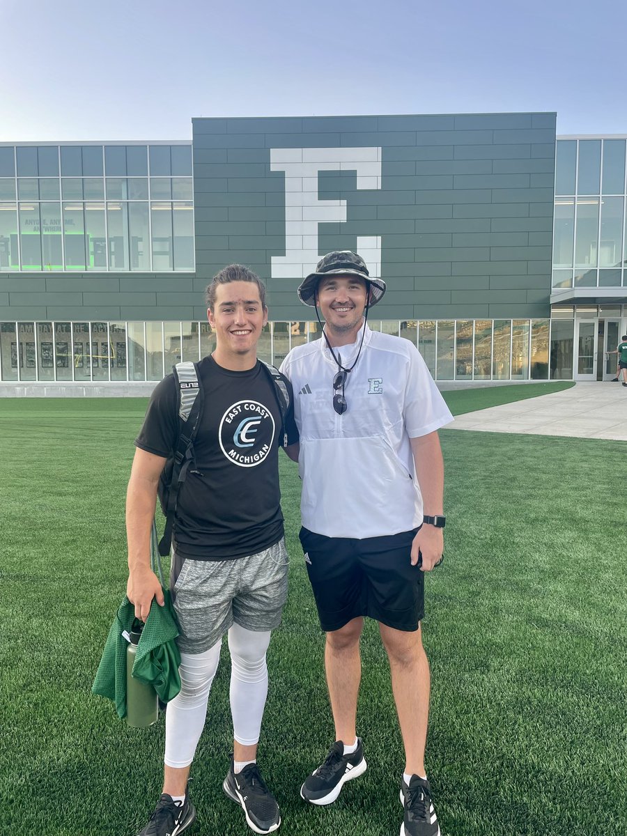 Kolten Bartels (@bartels_kolten) on Twitter photo After a great camp and conversation <a href="/EMUFB/">Eastern Michigan Football</a> I’m grateful to receive an offer! Thank you <a href="/Coach_Creighton/">Chris Creighton</a> for this opportunity can’t wait to be back on campus! #BET
<a href="/GMckinniss/">Grant Mckinniss</a> <a href="/CoachTee34/">Kasey Teegardin</a> <a href="/HKA_Tanalski/">Adam</a> <a href="/KohlsKicking/">Kohl's Kicking Camps</a> <a href="/RichmondFBall/">Richmond Football</a> After a great camp and conversation <a href="/EMUFB/">Eastern Michigan Football</a> I’m grateful to receive an offer! Thank you <a href="/Coach_Creighton/">Chris Creighton</a> for this opportunity can’t wait to be back on campus! #BET
<a href="/GMckinniss/">Grant Mckinniss</a> <a href="/CoachTee34/">Kasey Teegardin</a> <a href="/HKA_Tanalski/">Adam</a> <a href="/KohlsKicking/">Kohl's Kicking Camps</a> <a href="/RichmondFBall/">Richmond Football</a>