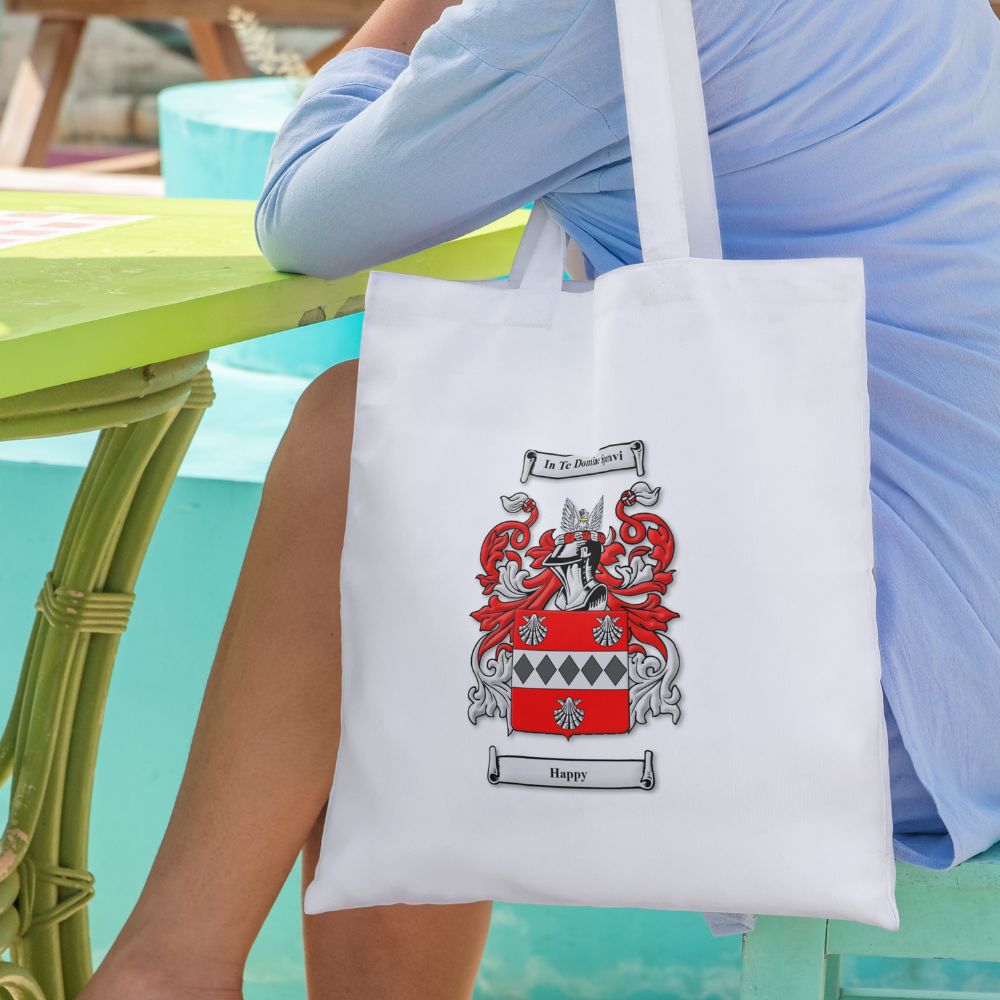 The perfect tote bag for when you're out and about in sunny weather! Happy weekends everybody! buff.ly/49s4He7  #sunny #familycrest #coatofarms #heraldry #surname #surnamemeaning #familyresearch #familyname #genealogy #familytree #myname #symbolism
