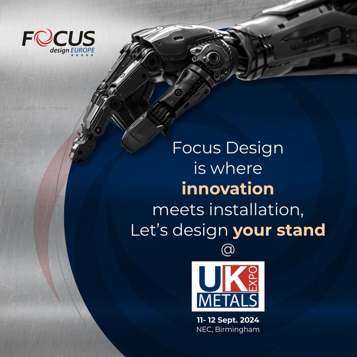 europe_focus's tweet image. Step into the future of #exhibition #stands with #FocusDesign, where #innovation seamlessly integrates with flawless #installation. Let us transform your ideas into unforgettable experiences, setting your #brand apart with unparalleled #design 

#UKMetals #UKMetals2024