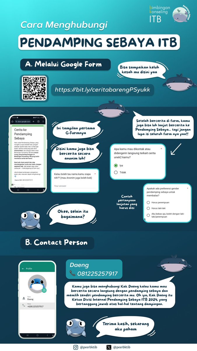 emang ada ya temen curhat profesional yang siap mendengarkan masalah dan keluh kesah kita dengan sepenuh hati? 🤔 <a href="/peerbkitb/">Pendamping Sebaya ITB</a>
