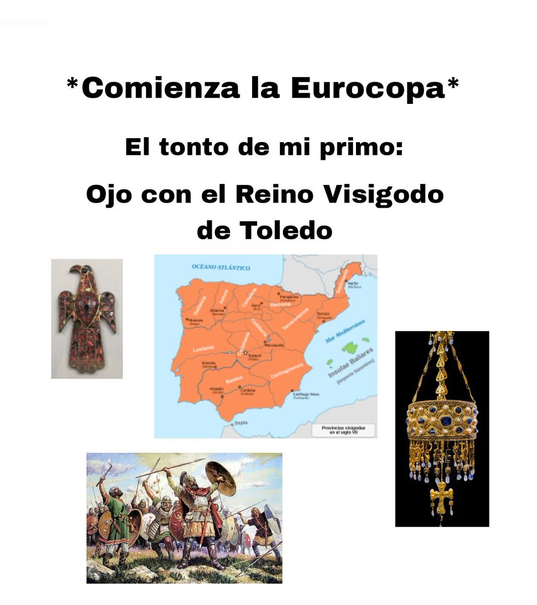 MemesToledo's tweet photo. A qué hora jugamos contra los Ostrogodos? https://t.co/38c4mB9Lhh