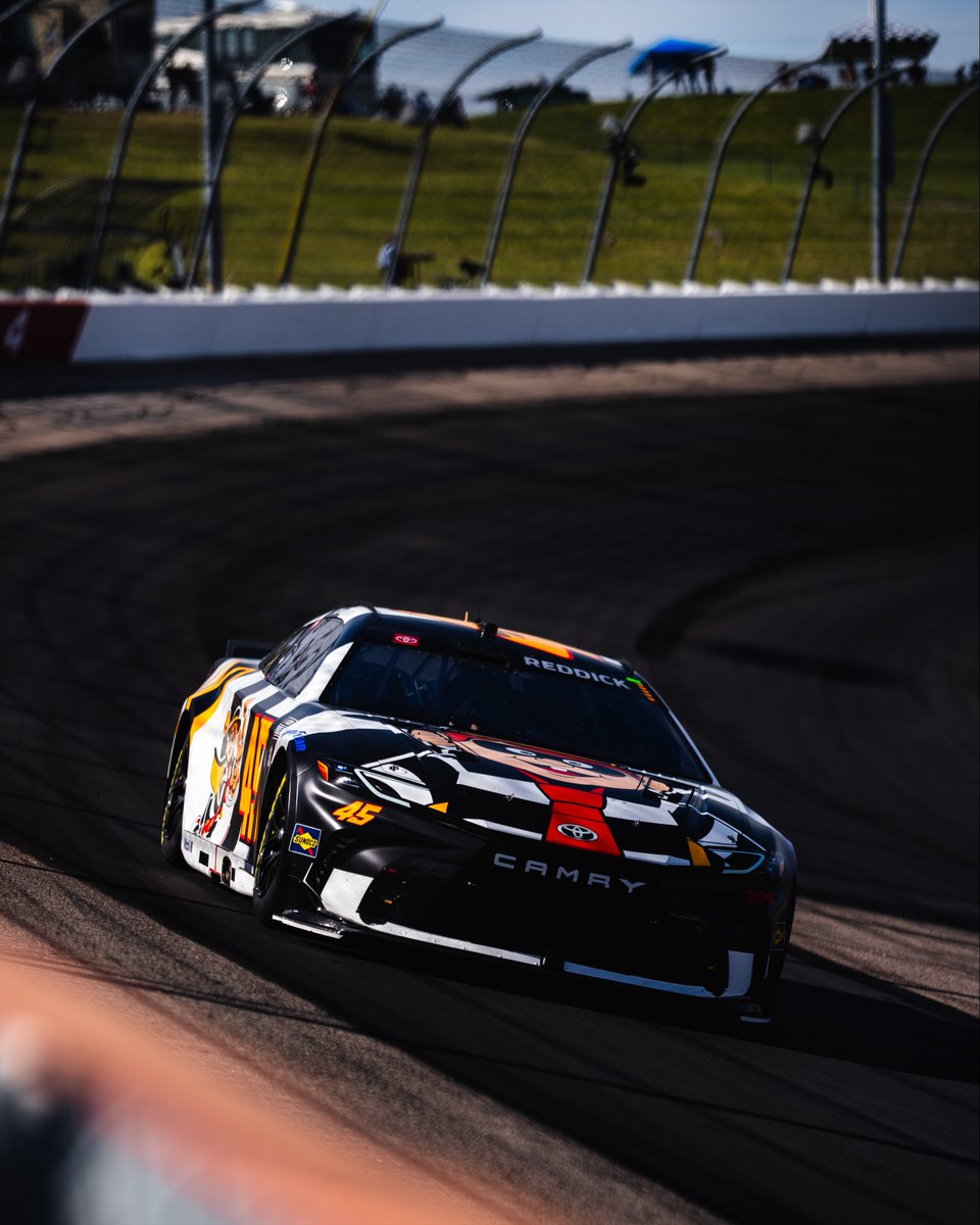 NASCAR's tweet photo. He was driving it like he stole it!

@TylerReddick was the fastest in consecutive 15-lap averages. https://t.co/xQSofIsKSV