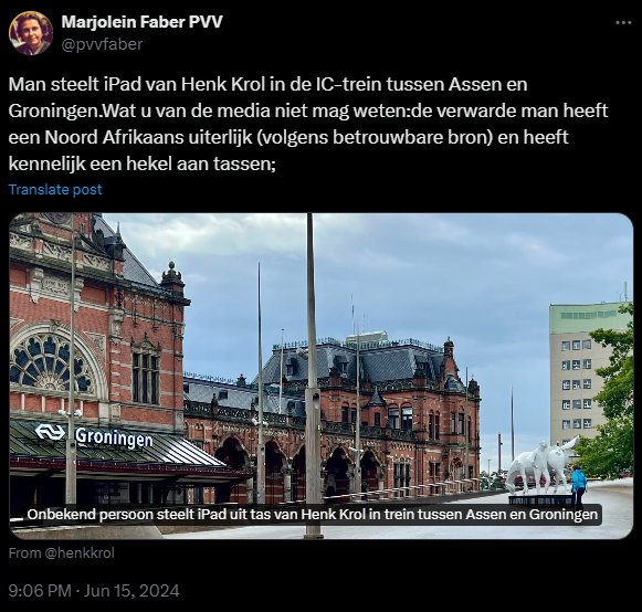 thop57's tweet image. Frau Goebbels gaat gewoon door.