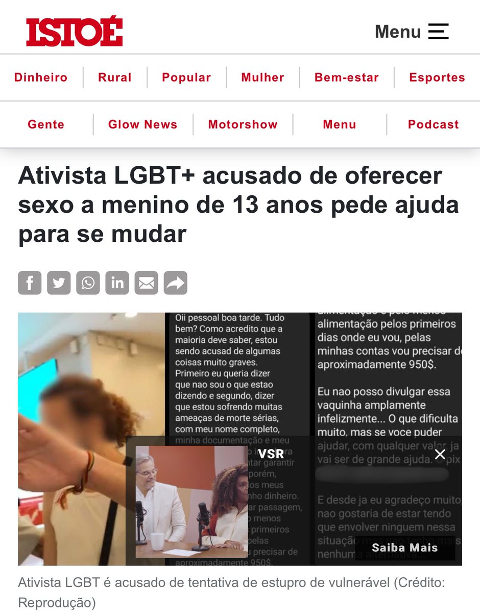 <a href="/samiabomfim/">Sâmia Bomfim</a> NÃO.
CRIANÇAS PARA VOCÊS E OBJETO DA CULTURA DA PEDOFILIA