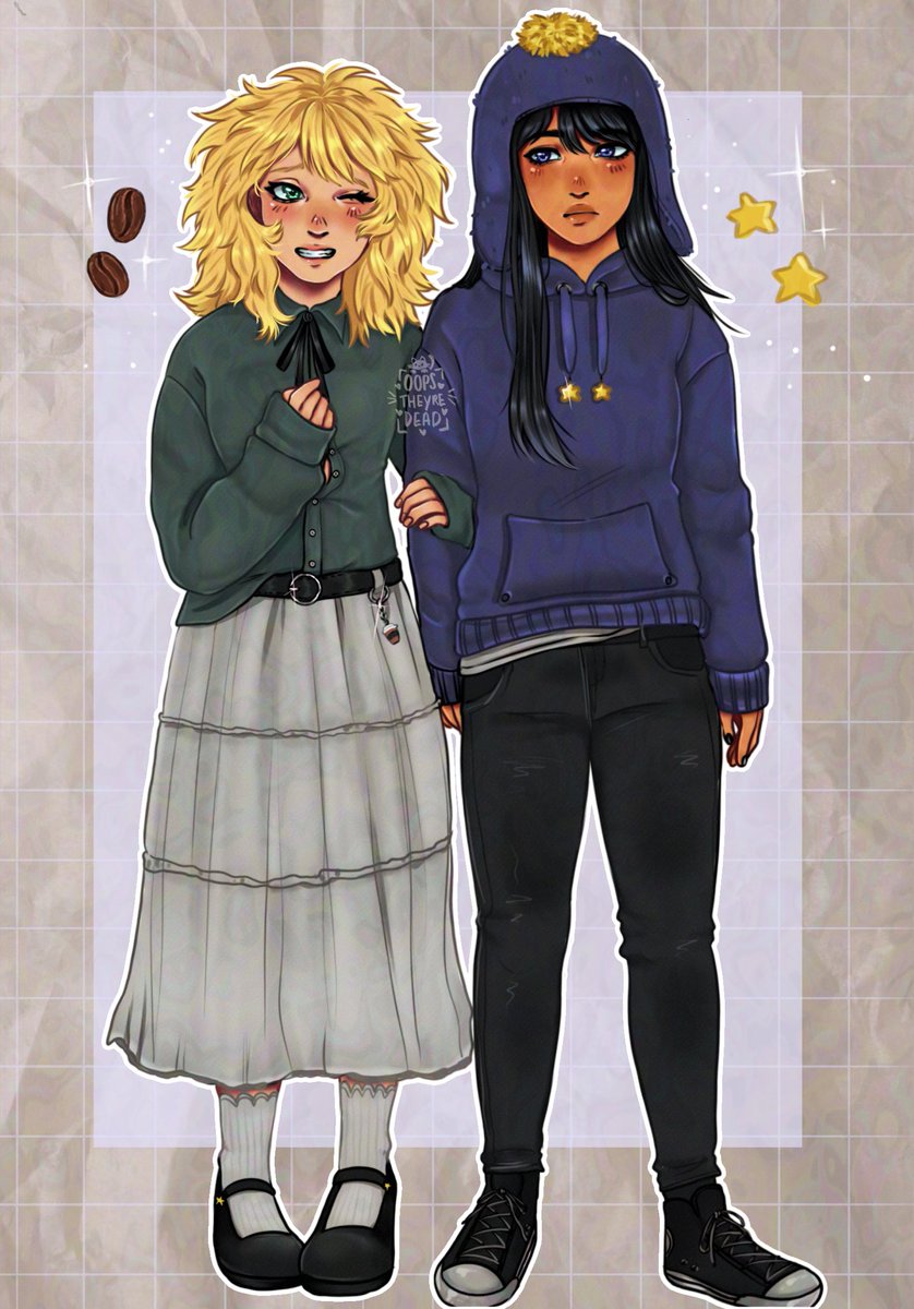 oopstheyredead's tweet photo. Fem tweek and Craig ❤️🧡🤍🩷💜

#southpark #southparkfanart https://t.co/DoNH3QcRQ3