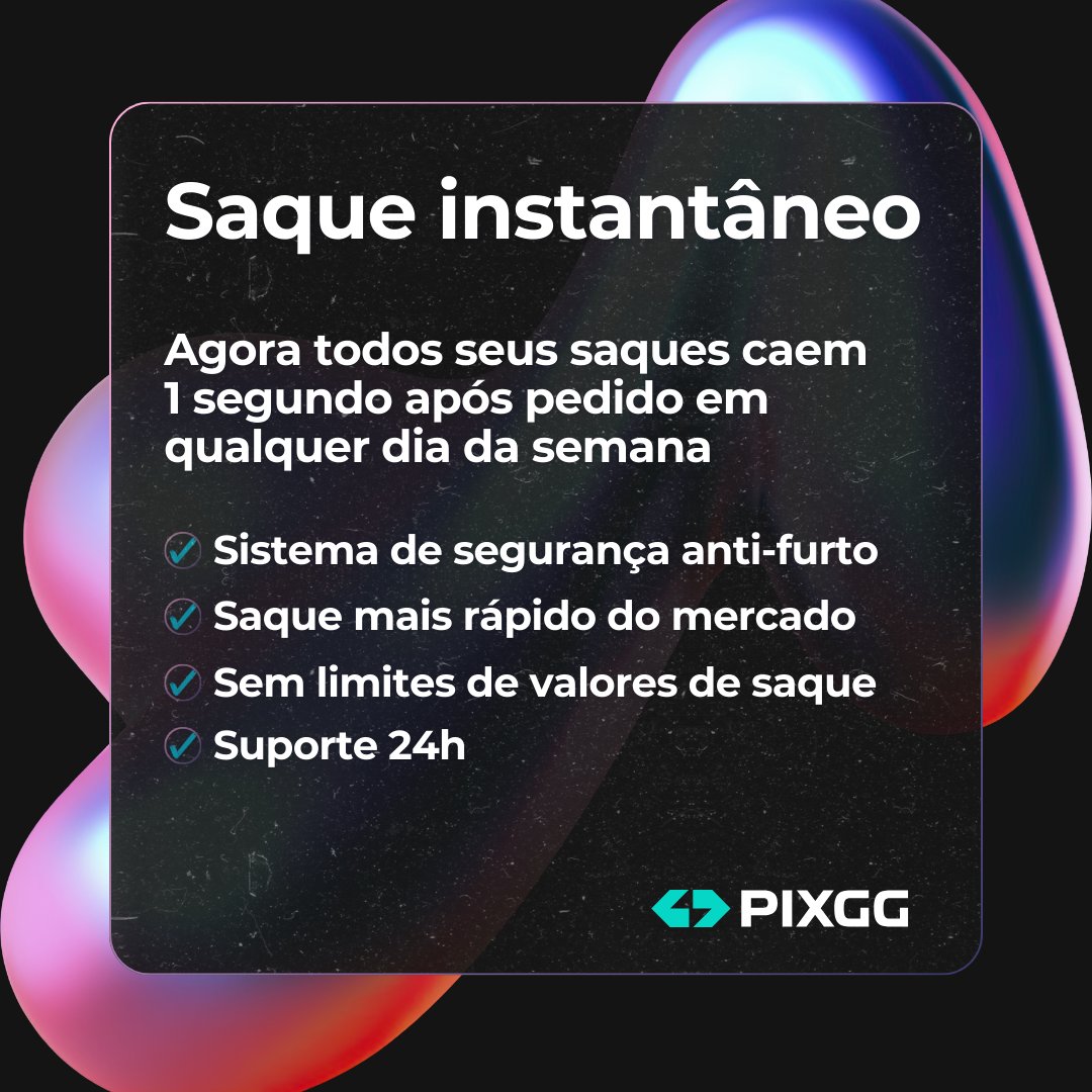 Finalmente chegaram os SAQUES POR PIX

Agora você não precisa mais esperar para seus saques caírem, basta pedir e receber o valor na sua conta em qualquer dia da semana!!