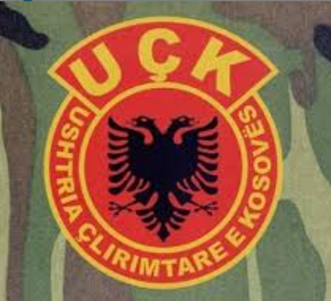 GlobalDiss's tweet photo. BREAKING: The flag of a terrorist organization at the Euro 2024 in Germany.

Albania's fans raised the flag of their Islamistic terrorist organization "UCK", known for murdering Christians and harvesting the organs of its victims on the territory of Serbia. https://t.co/RVc74cWPf8