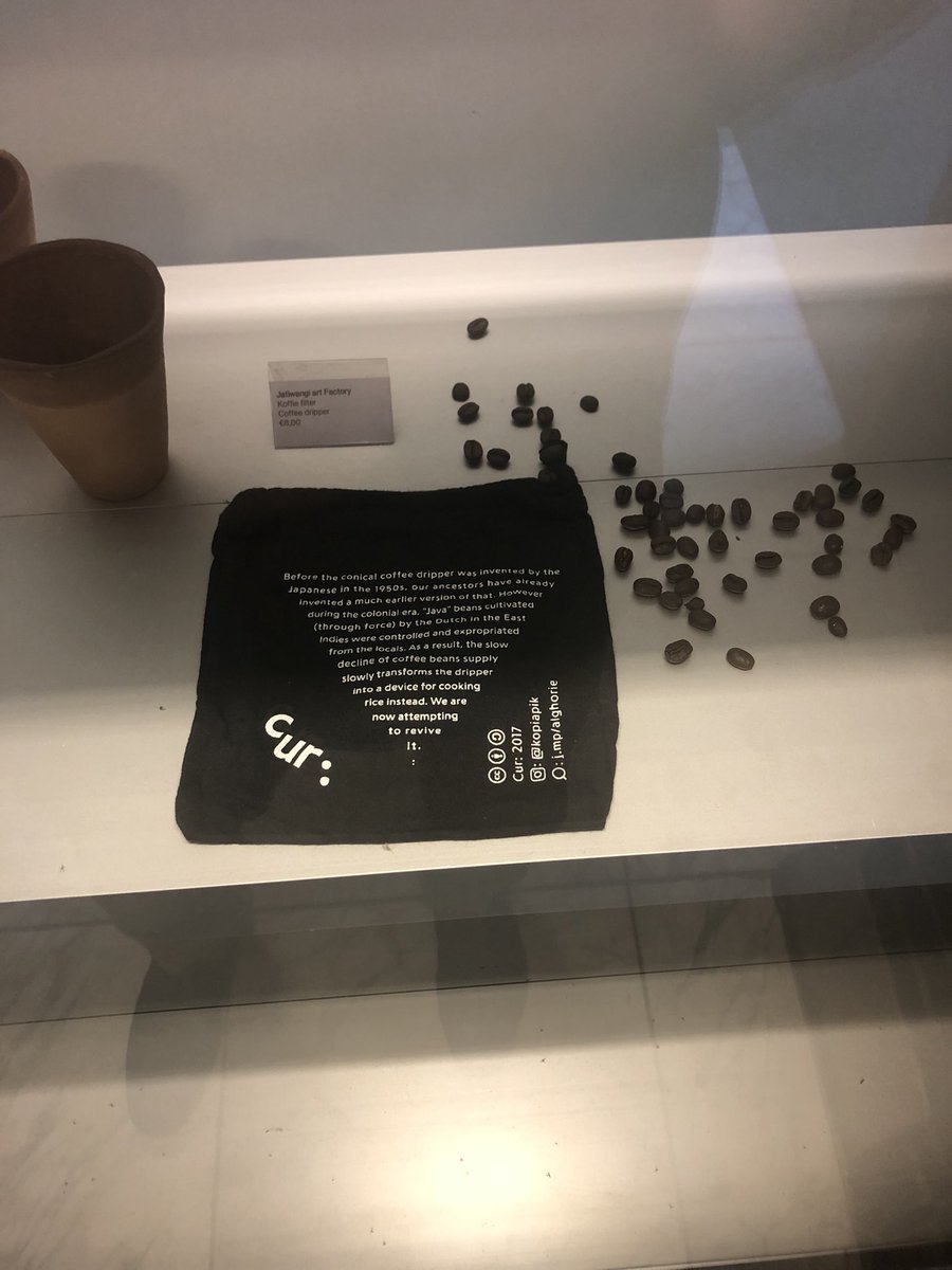 Met with <a href="/ariesyarifuddin/">ariessyarifuddin</a> of <a href="/jatiwangiart/">jatiwangiartfactory</a> at their installation in the exposition ‘Soils’ in the <a href="/vanabbemuseum/">Van Abbemuseum</a>