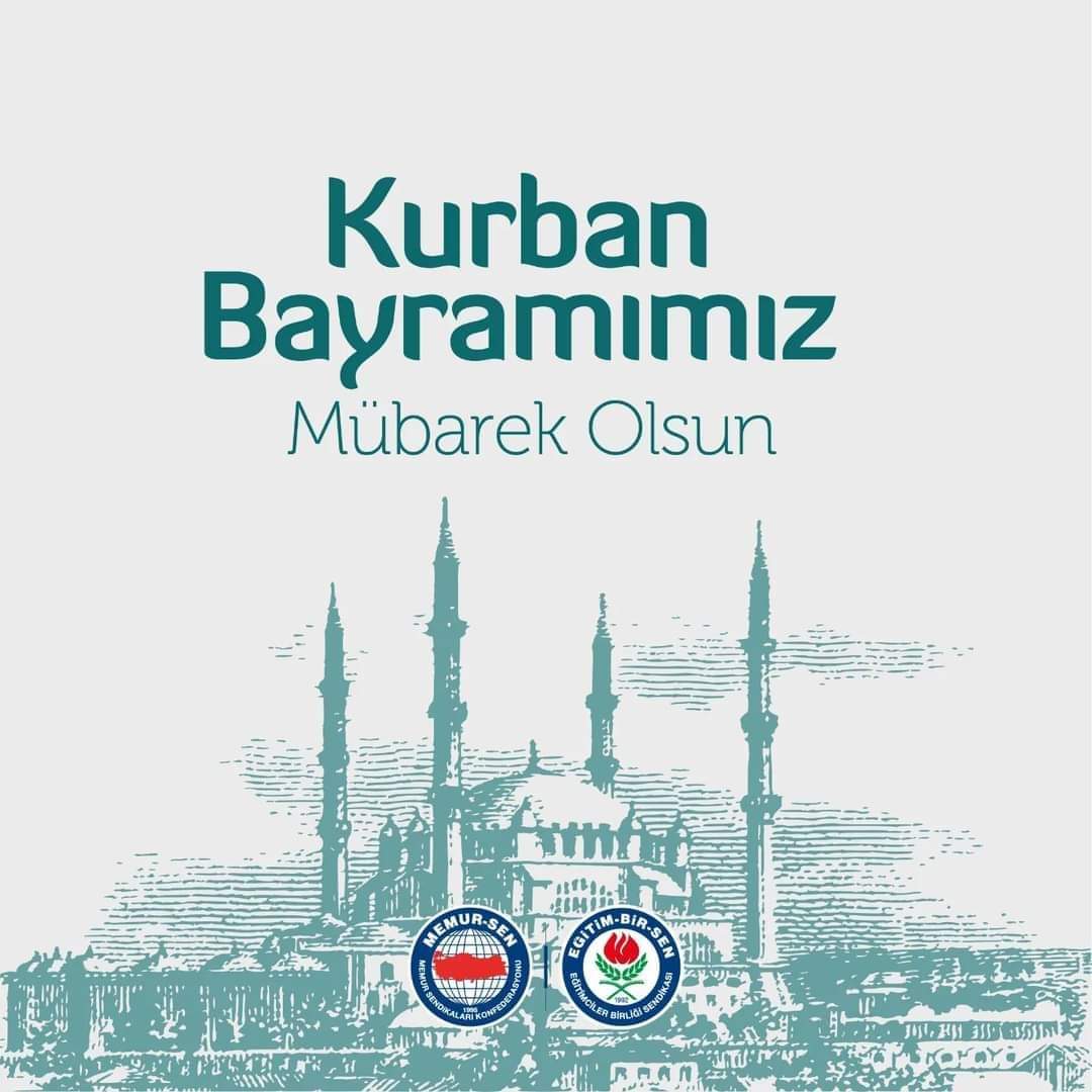 Sevdiklerinizle birlikte mutlu bayramlar.