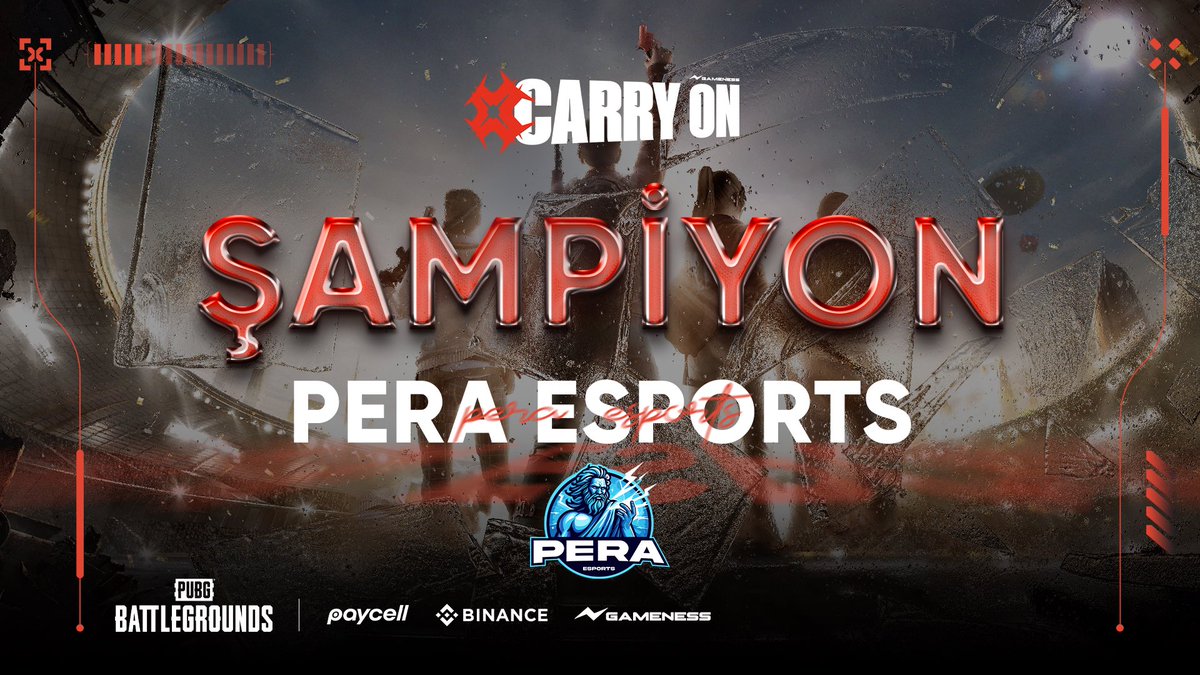 Gameness TR (@gamenesstr) on Twitter photo Gameness Carry On! PUBG: BATTLEGROUNDS turnuvasında kazanan takım <a href="/PeraEsports/">Pera Esports</a> oldu!🏆
2. <a href="/ascendiumespor/">Ascendium Espor</a>
3. <a href="/STARDUSTPUBG/">STARDUST</a>
4. <a href="/SmokeWallgg/">SmokeWall</a>
Katılan tüm takımları tebrik ederiz!👏🏻
Bir sonraki macerada görüşmek üzere! 😎 #CarryOn Gameness Carry On! PUBG: BATTLEGROUNDS turnuvasında kazanan takım <a href="/PeraEsports/">Pera Esports</a> oldu!🏆
2. <a href="/ascendiumespor/">Ascendium Espor</a>
3. <a href="/STARDUSTPUBG/">STARDUST</a>
4. <a href="/SmokeWallgg/">SmokeWall</a>
Katılan tüm takımları tebrik ederiz!👏🏻
Bir sonraki macerada görüşmek üzere! 😎 #CarryOn