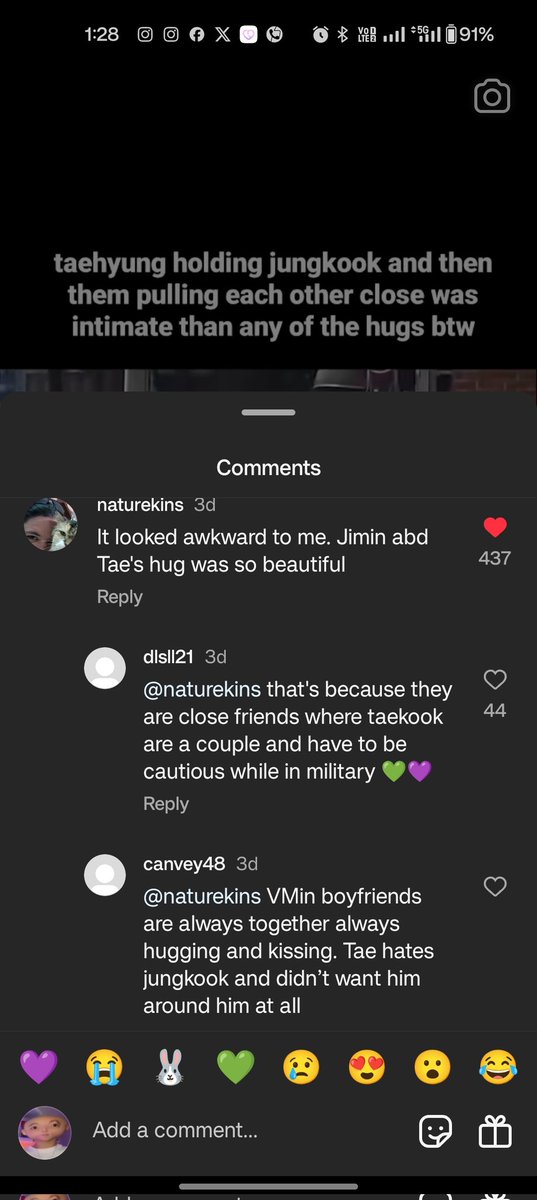 iamanalienhere's tweet photo. Idk how even after 2 years the fandon hasn't been cleansed  still shipping taekook brohhh we need #fandomcleanse #bts https://t.co/LhPmhH18OJ