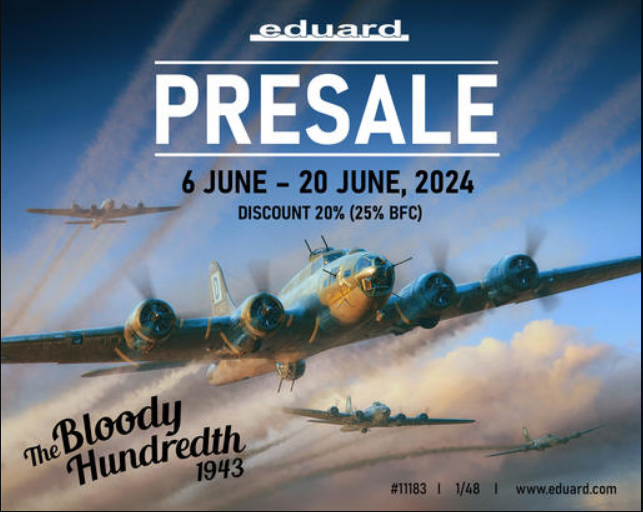 modofwar1's tweet photo. 1:48 ölçek Eduard B-17F Limited Edition. Hong Kong Models (HKM) kitinin yeniden paketlenmiş ve Eduard detaylarıyla çeşitlendirilmiş hali. 6-20 Haziran arası ön siparişte 156 dolar fiyatı mevcut. #modofwar #scalemodels #eduardmodels https://t.co/bH60PRGL0T