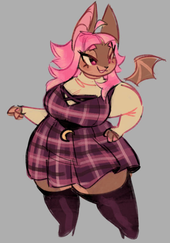 nikodart's tweet photo. thought u should see her 🦇🩷 https://t.co/hWrql6vI9W