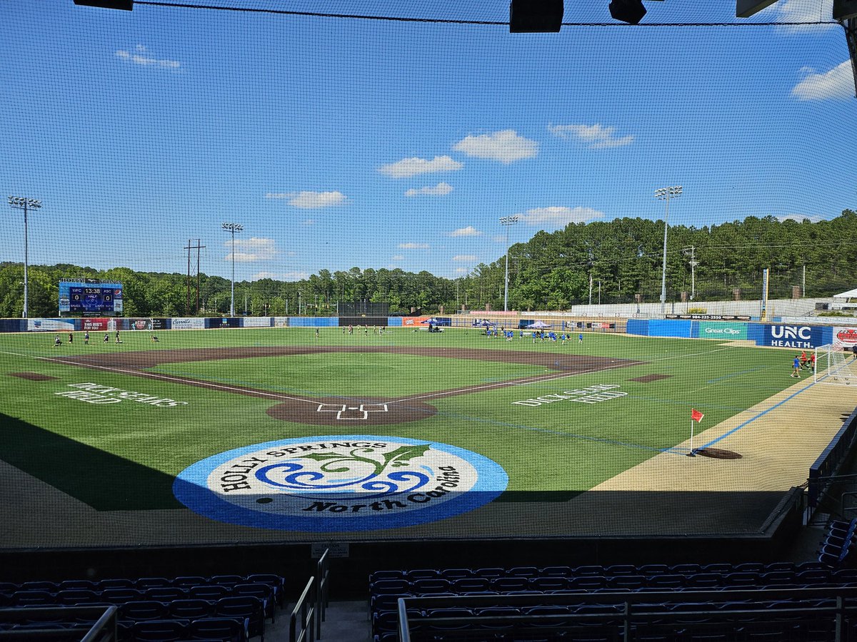 Ready to roll for today's USL W and USL 2 games at Ting Stadium. If you have ESPN+, catch the games LIVE at 4:30p and 7p eastern! #WakeFC #CarolinaAscentFC #CharlotteIndependence #PAAnnouncer