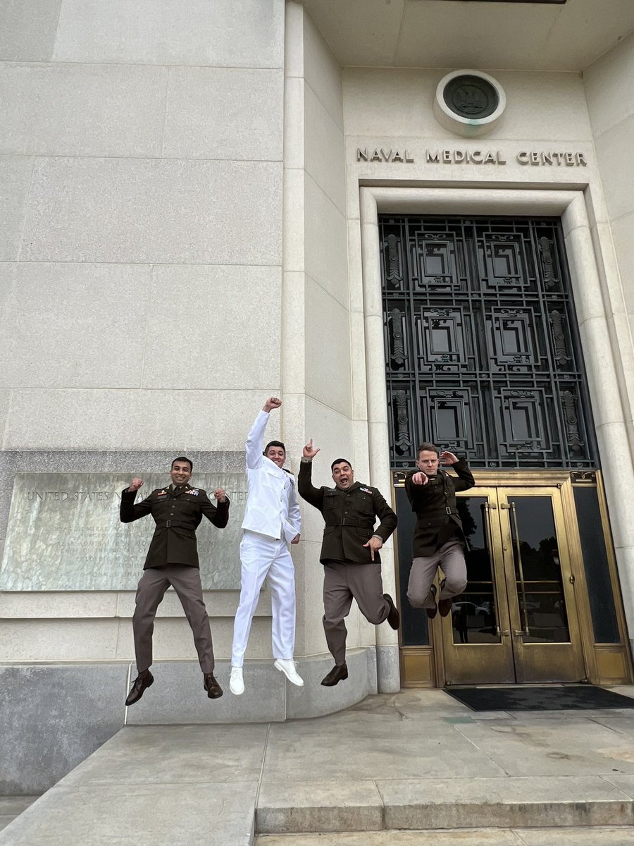Congrats to the National Capital Consortium - Walter Reed Gastroenterology Fellowship Class of 2024!! So proud of these four stellar GI docs! Drs. Azfar Syed, Kyler Kozacek, Andrew Mertz, and Zachary Johnston <a href="/WalterReedGME/">WR-Bethesda GME</a> <a href="/JohnMcCarthyMD/">Johnny McCarthy</a> <a href="/jared_magee/">Jared Magee</a> <a href="/AmCollegeGastro/">ACG</a> <a href="/peyoungmd/">Patrick Young</a>