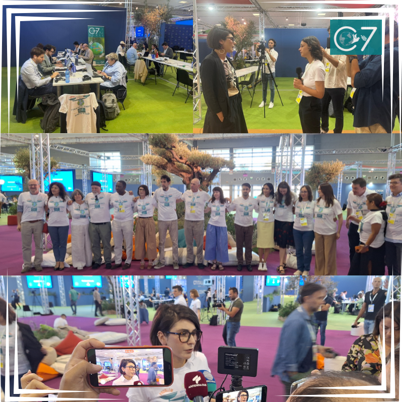 civil7official's tweet photo. ๐ฉ#G7, #problemorsolution ๐ฉThe G7 Summit comes to a close. Our action to demand a better world continues tirelessly. Our conviction is strengthened that the contribution of civil society is increasingly necessary to reflect concretely on a paradigm shift
#justustice, #civil7Ita https://t.co/PgKz2Nwb8F