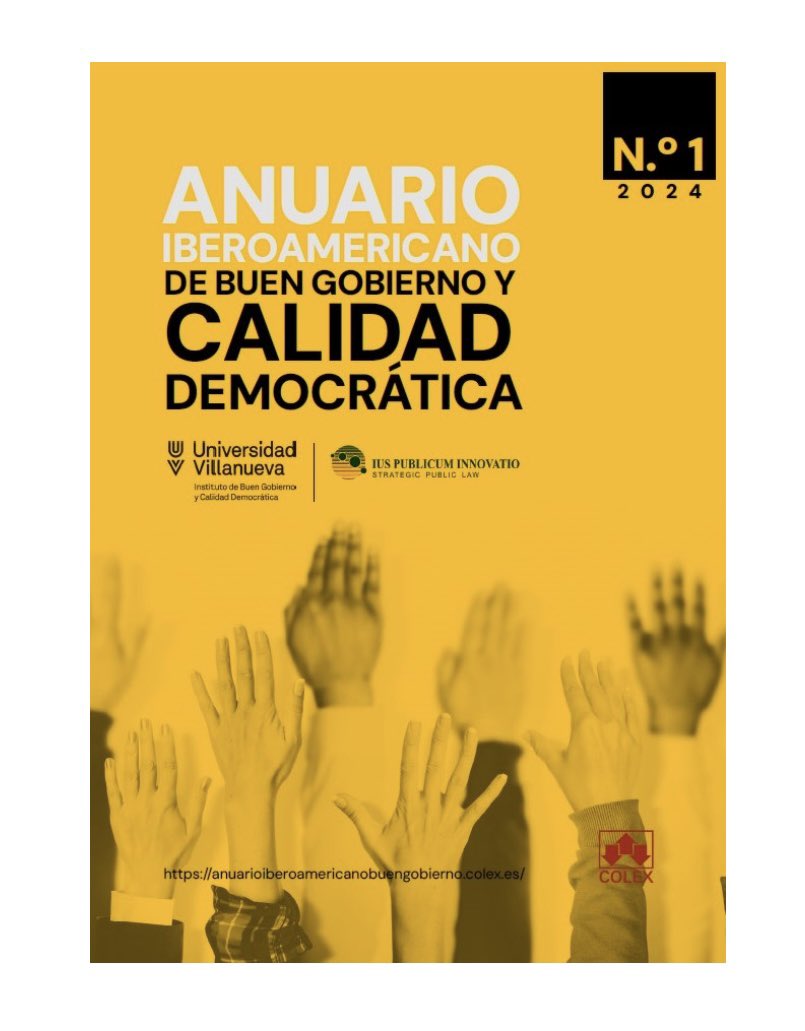 acanonico's tweet photo. “Sobre la participación ciudadana en el Estado social y democrático de Derecho”
Por: @jrodriguezarana
.
Nro.1 Anuario de Buen Gobierno y Calidad Democrática #IBGCD
https://t.co/iR9KkUTsh3 https://t.co/acOc412nVE