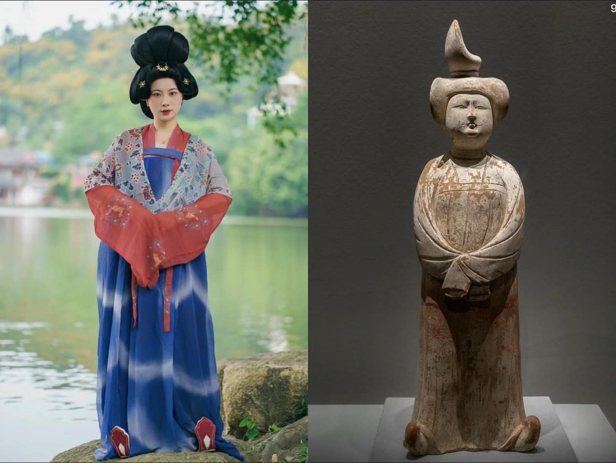 Cecelia_zhang0's tweet photo. Restoration of Female Terracotta figurines from the Tang Dynasty in the Xi’an Museum https://t.co/Apakz51VsH