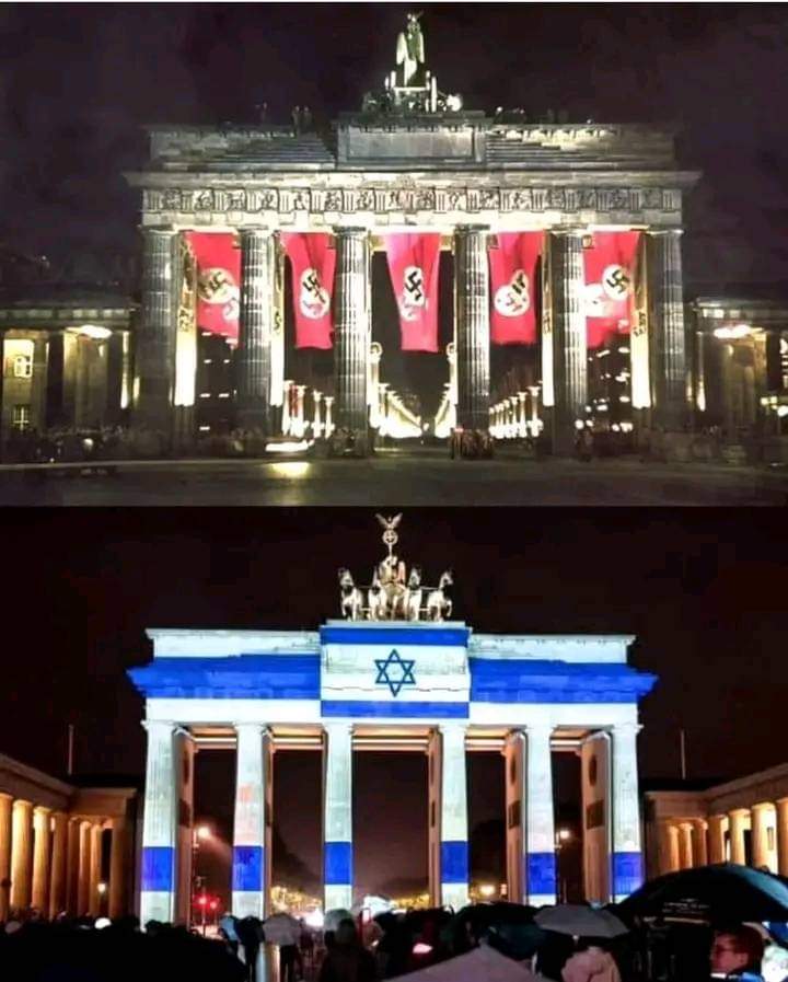 redhistoria's tweet photo. La puerta de Bradenburgo en Berlín (Alemania): 1940-2023 https://t.co/C9Np7CdvYn
