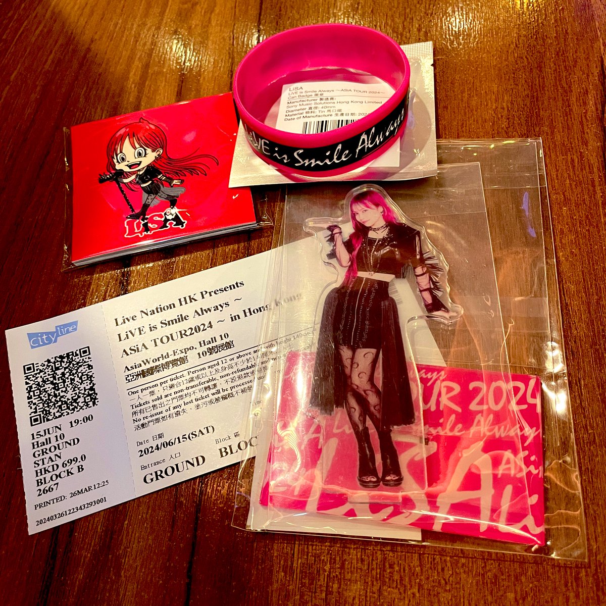 LT521's tweet photo. 素晴らしいライブ、今夜は本当にありがとうございました、LiSAさん。

また会いましょう。

#LiSA
#LiSASiA2024
#HongKong https://t.co/Z0EQHYRbim