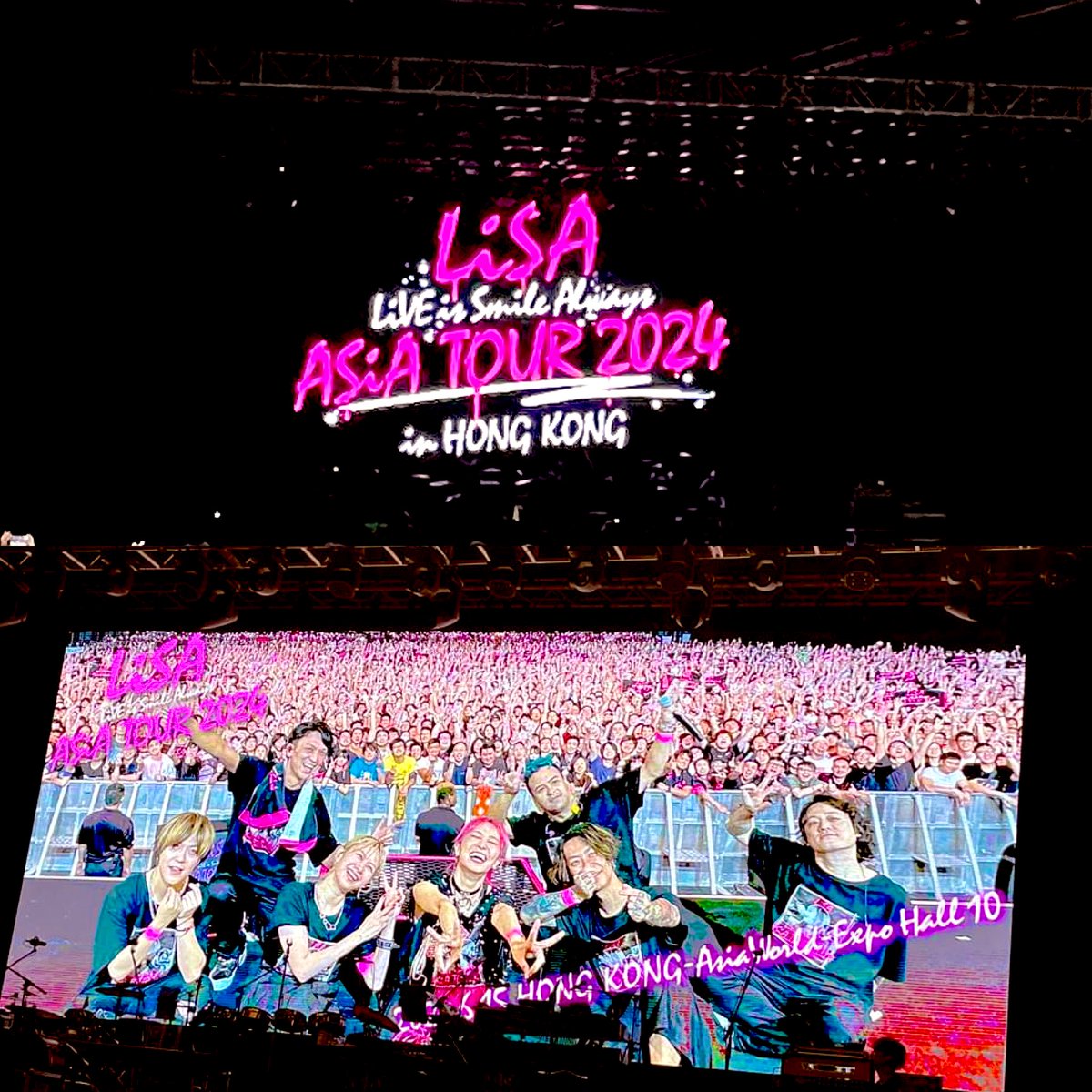 LT521's tweet photo. 素晴らしいライブ、今夜は本当にありがとうございました、LiSAさん。

また会いましょう。

#LiSA
#LiSASiA2024
#HongKong https://t.co/Z0EQHYRbim