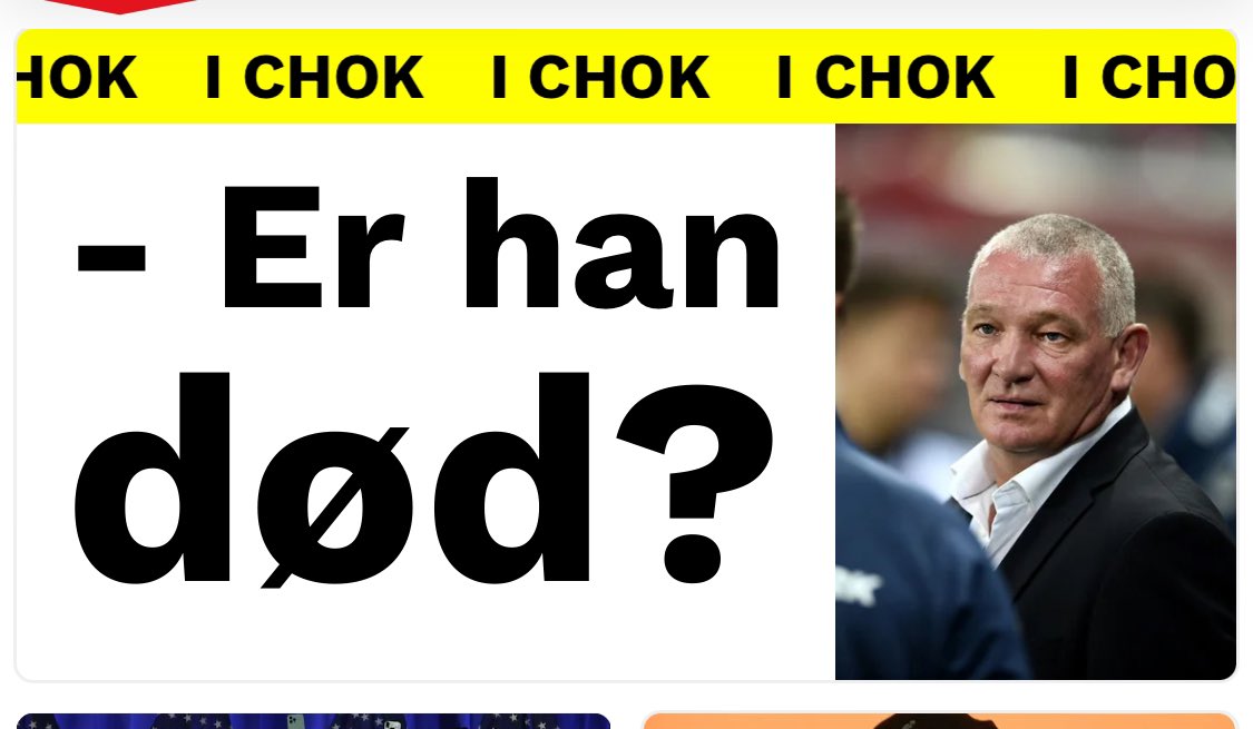 NiklasMaretti's tweet photo. Seriøst @EkstraBladet  @Knud_brix  i kan ikke mene det her alvorligt - har ikke ord for hvor latterligt i clickbait det er ���😂😂 i ønsker at folk tror der er sket noget med John Faxe . Det syge er i ikke vil indrømme det😂😂 https://t.co/JTdhdzZnuy