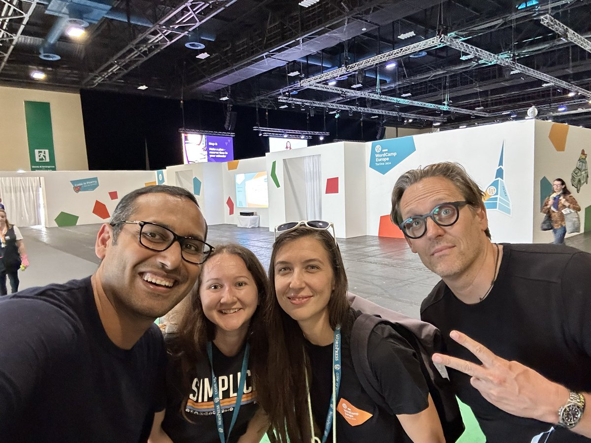 Syed Balkhi (@syedbalkhi) on Twitter photo Really enjoyed the conversations today at #WCEU - love the energy, people, and community.
Thank you everyone who said hello and shared their insights & feedback.
Always great seeing <a href="/photomatt/">Matt Mullenweg</a> <a href="/DavidHenzel/">David Henzel</a> <a href="/jdevalk/">Joost de Valk</a> <a href="/dannysullivan/">Danny Sullivan</a> Really enjoyed the conversations today at #WCEU - love the energy, people, and community.
Thank you everyone who said hello and shared their insights & feedback.
Always great seeing <a href="/photomatt/">Matt Mullenweg</a> <a href="/DavidHenzel/">David Henzel</a> <a href="/jdevalk/">Joost de Valk</a> <a href="/dannysullivan/">Danny Sullivan</a>