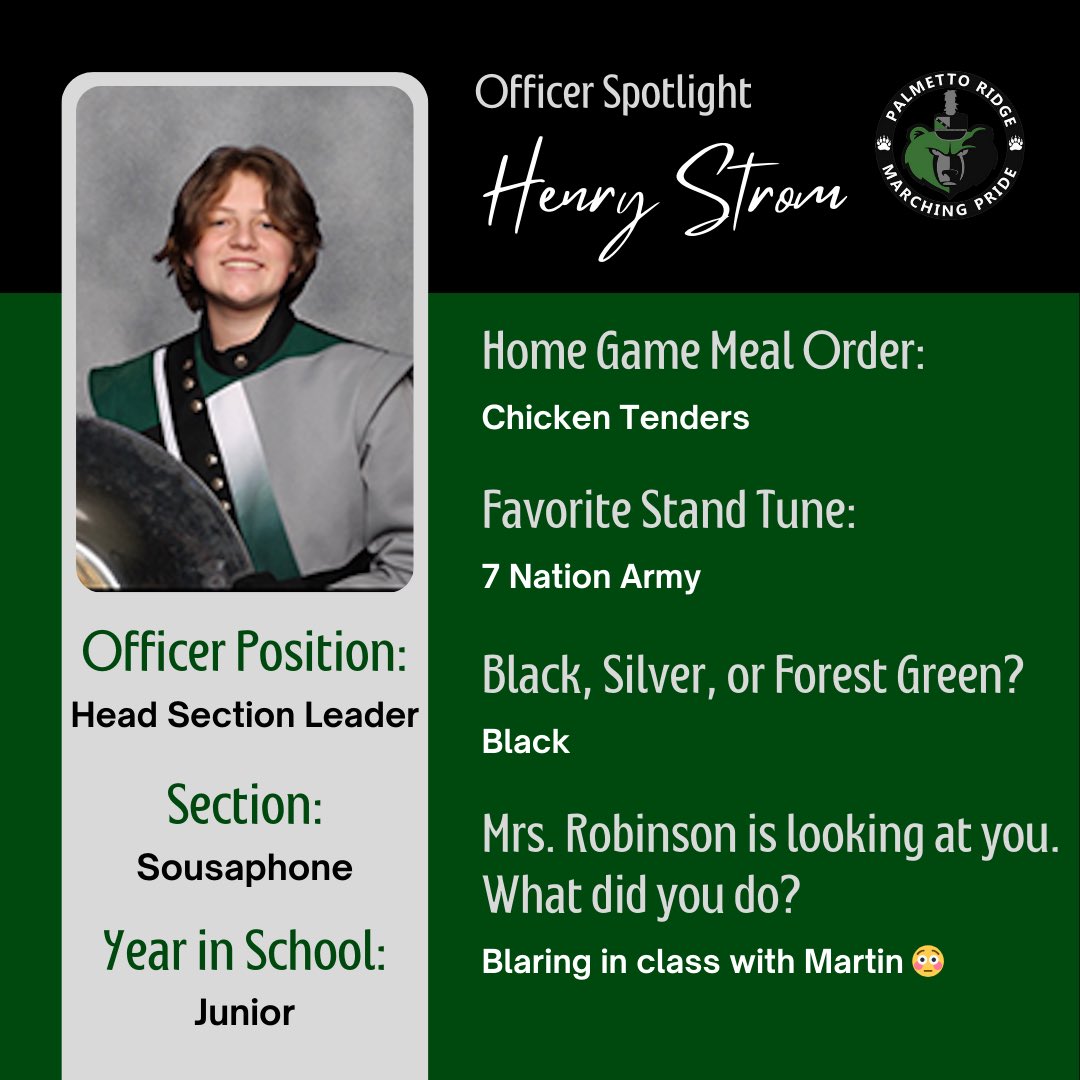 Palmetto Ridge Bands tweet media