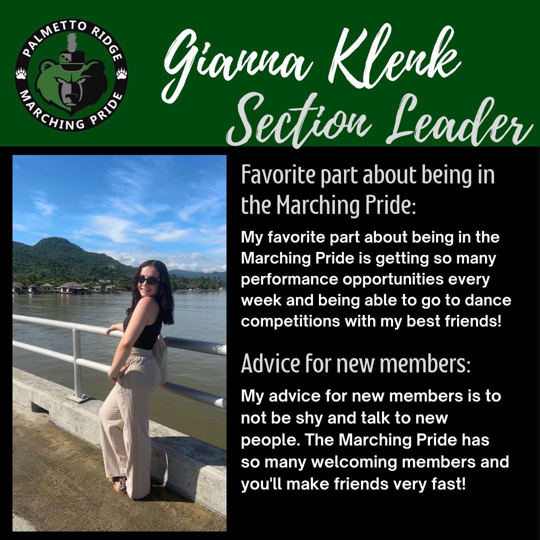 2024 Marching Pride Officer Spotlight, Henry Strom and Gianna Klenk!