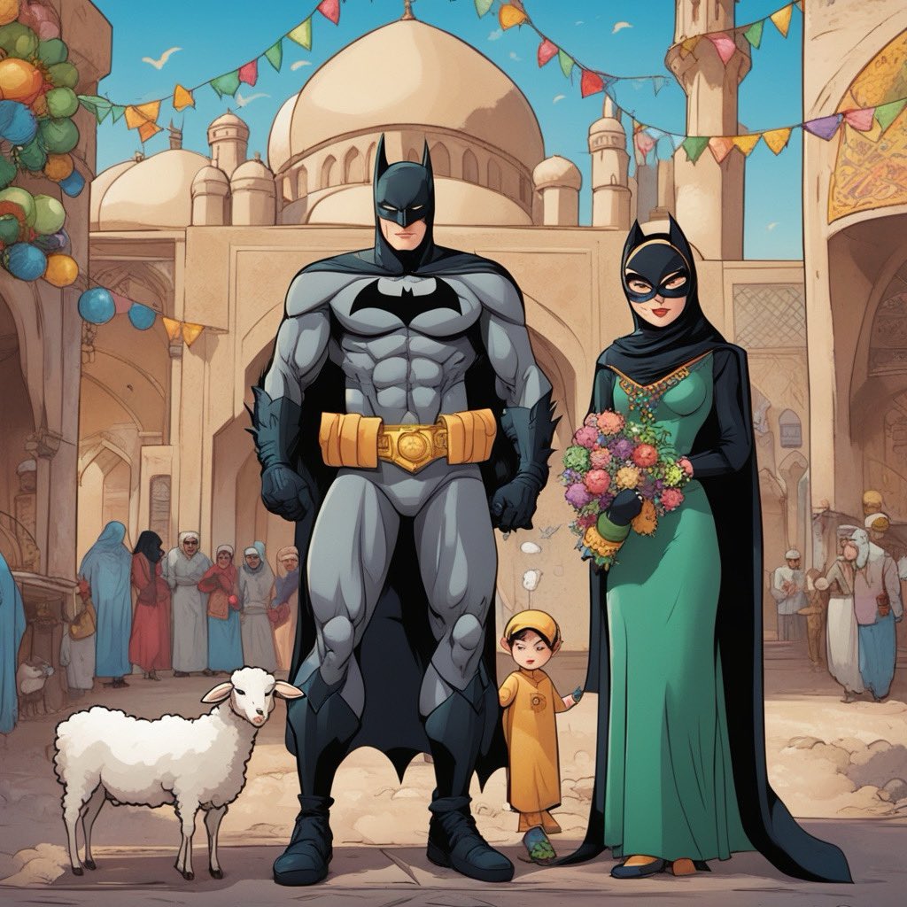 urfavbatman's tweet photo. باتمان يتمنى لكم عيد اضحى مبارك https://t.co/TFct0NM4R8
