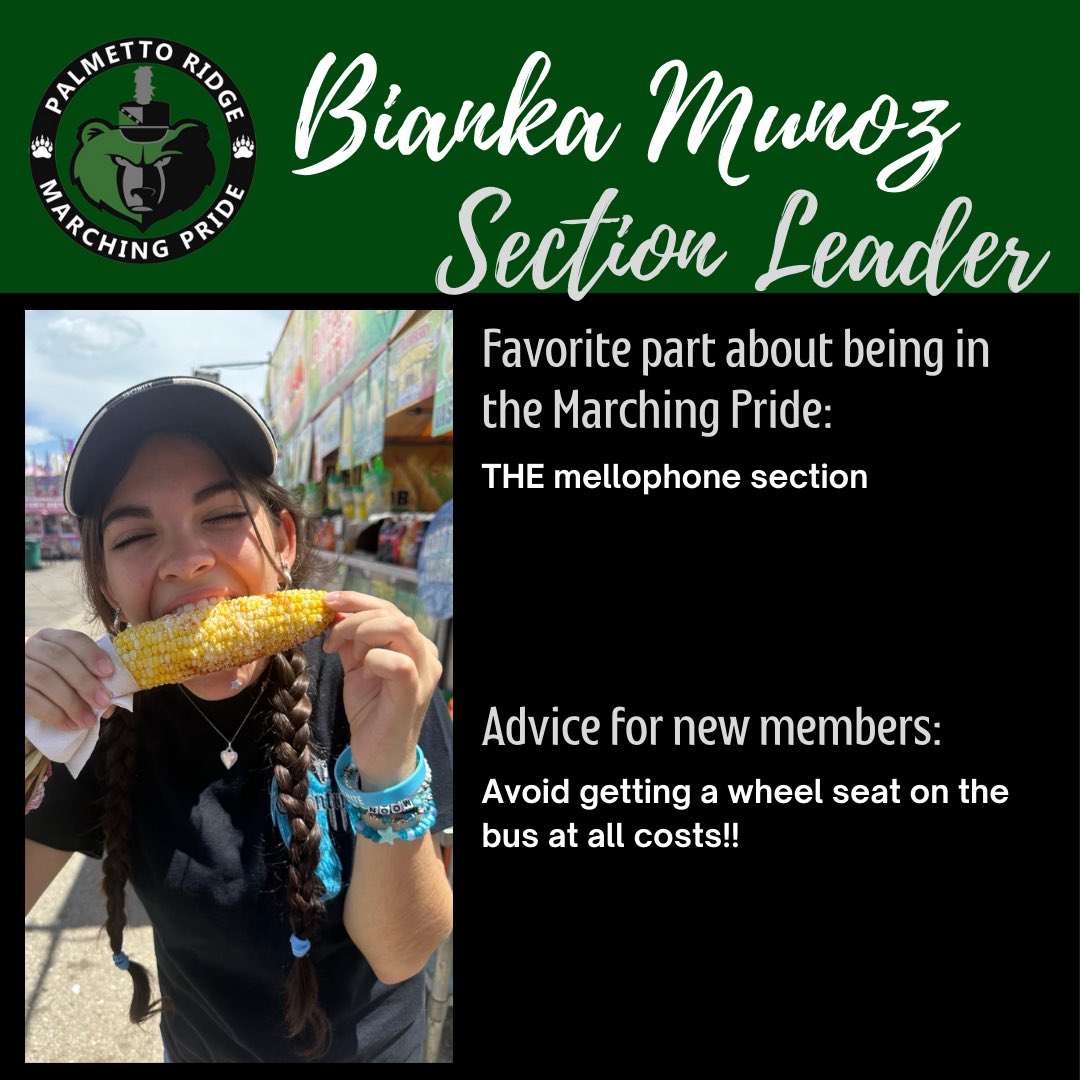 2024 Marching Pride Officer Spotlight, Joseph Crato and Bianka Munoz!