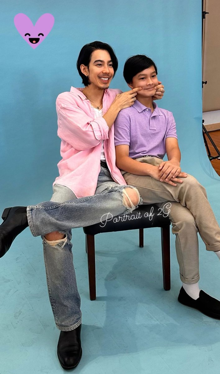 โง้ยยยสองพี่น้องน่ารัก ชมพูม่วงคู่ 🩷💜 ยิ้มหน่อยสิเจ้าเจ็มมม 🤏🏻