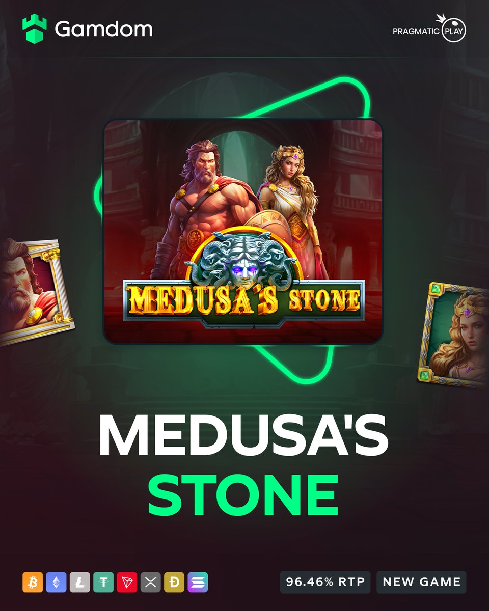 🐍🏛️New Game: Medusa's Stone by Pragmatic Play! 🏛️🐍

Dive into a mythological adventure with the infamous Gorgon, Medusa and win up to 7000x your bet as you uncover secrets hidden within shattered statues and sparkling objects! ✨💎

We're giving away free spins for you to enjoy