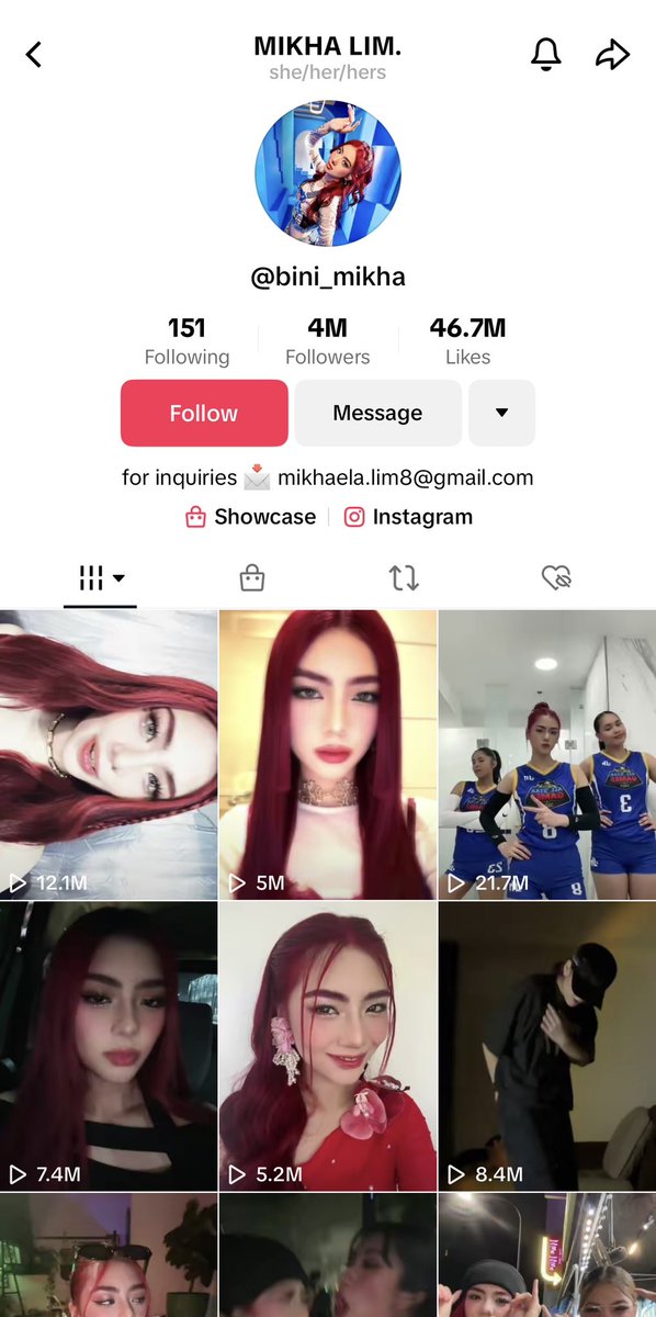 ABSCBNNews's tweet photo. THE BINI GIRLS ARE BACK ON TIKTOK! ￼
 
After getting banned, @BINI_ph members Gwen, Stacey, Mikha, Maloi, Sheena, Colet, and Aiah have recovered their accounts on TikTok. https://t.co/I4Cbtn6S5l