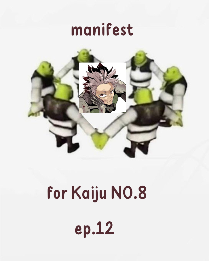 newmria's tweet image. For Kaiju NO.8, future episodes เพื่อไคจูตอนต่อ ๆ ไป #怪獣8号 #KaijuNo8 #鳴海弦 #narumigen