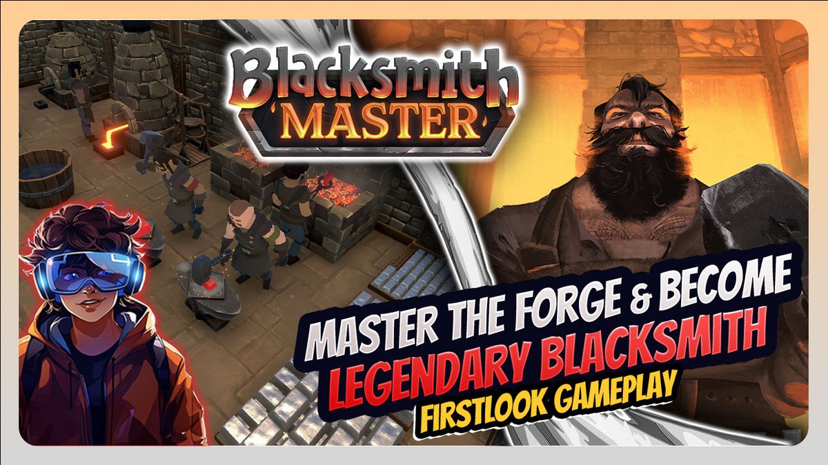 Manage your own medieval smithy and supervise the entire process. Check out the cool new gameplay of this amazing upcoming game Blacksmith MASTER by <a href="/UntitledStd/">Untitled Studio</a> &amp; <a href="/HoodedHorseInc/">Hooded Horse</a> 
#backsmithmaster #indiegame #coolupcominggames 

🔗Youtube Link: youtu.be/IcvgPqhUe1c