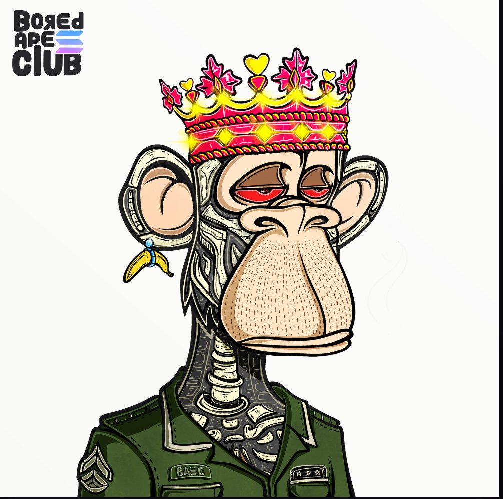 Just picked this beauty up, we're ALL MY APES AT??? YOU DONT GRiND YOU DONT SHINE!! #LFGOOOO 🔥🫡💯 <a href="/dak_daze/">Daze💎</a> <a href="/BoredApeSolClub/">Bored Ape Solana Club</a>