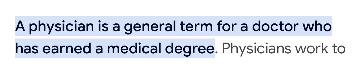 DrNeenaJha's tweet image. From “Physician’s Assistant”  

To “Physician’s Associate” 

And now just…“Physician”?! 

** Physician definition = a doctor who has earned a medical degree **

PAs do NOT hold a medical degree

Surely it can’t be legal for this trust to grossly mislead patients in this way?!