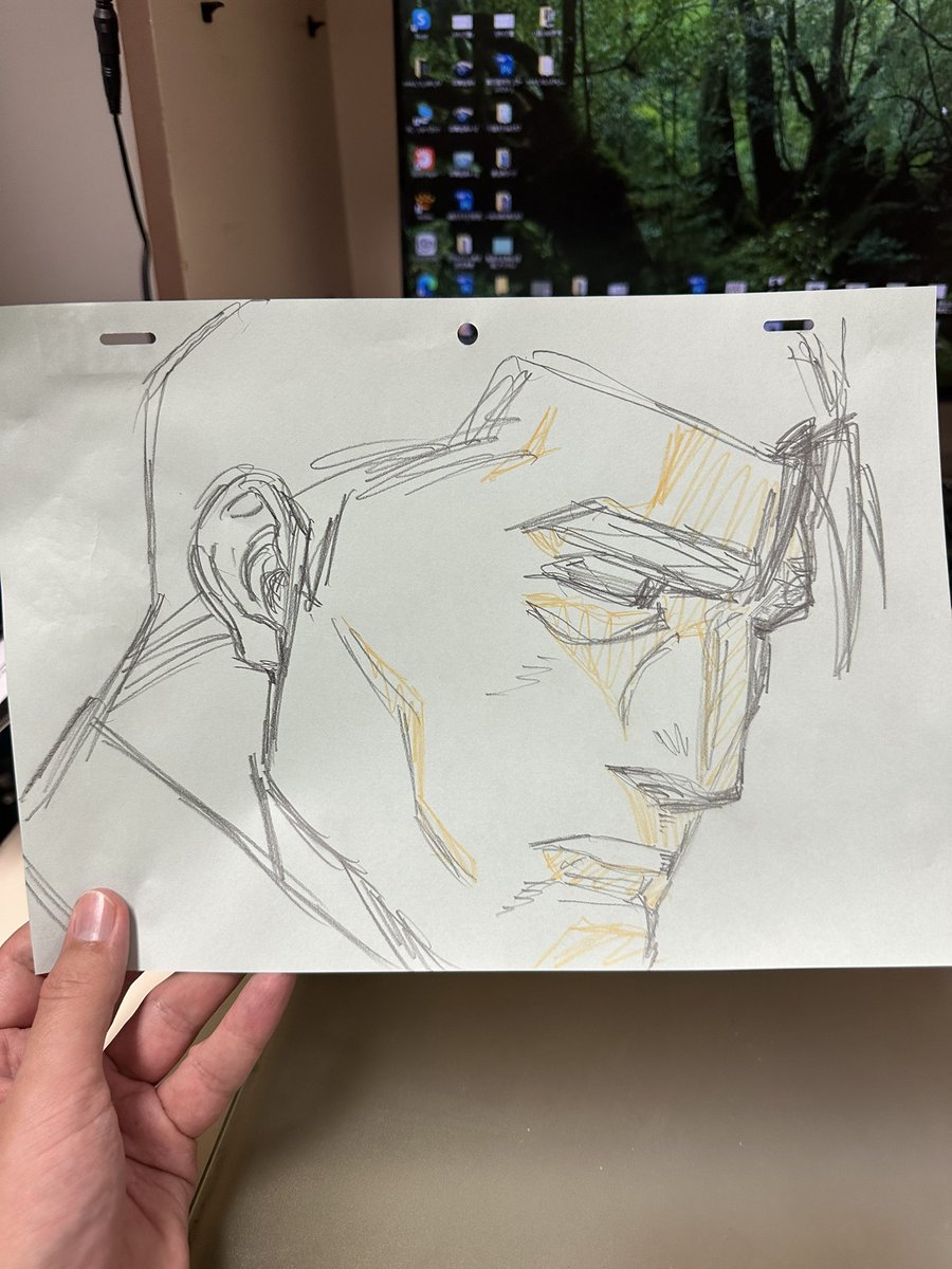 「シュワルツェネッガーとドルフラングレンとジャイアントロボの遺伝子が流れてるんだね十文字克人君には…あと承太郎とスサノオ」怪文書はこれの事です苦笑
ラフの方が味わい深いかもですね、鼻のタッチとか😇✨
#魔法科高校の劣等生
#mahouka 