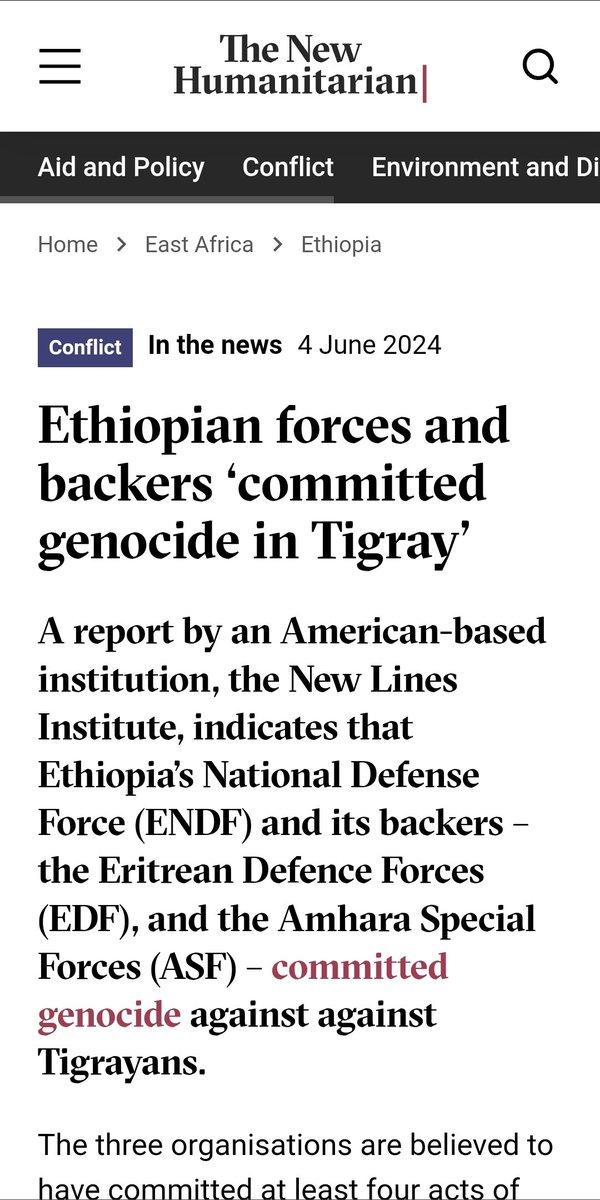 wedihussen's tweet photo. @EpdnSFOak @AsstSecStateAF @DanielBekele The invaders who occupy 40% of the Tigray constitutional territories &amp; who continued the  TigrayGenocide should be out of the constitutional Tigray territories. 
#AmharaPPmilitiaoutofTigray
#EritreaoutofTigray 
#JusticeforTigraygenocide https://t.co/XcotY4MLNz