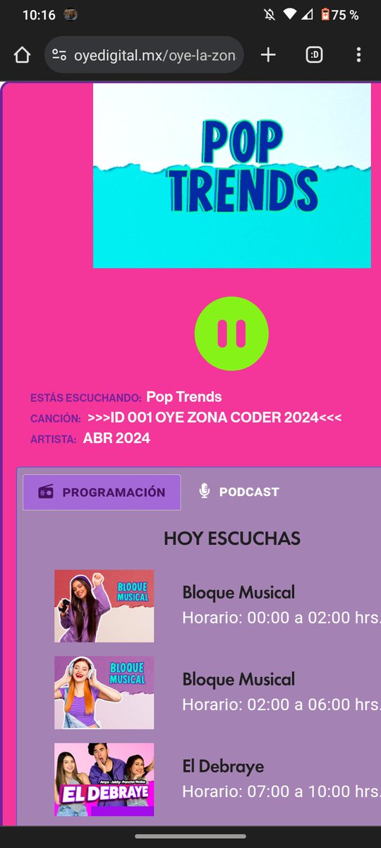 lavainilladejos's tweet image. Pero hay que intercambiar pulseras y ver el concierto de los cd9 que grabaron en el metropolitan, llevenme a esa fiesta plis 😞
@OyeSergioMejia @OYELAZONACODER
#OyeLaZonaCoder