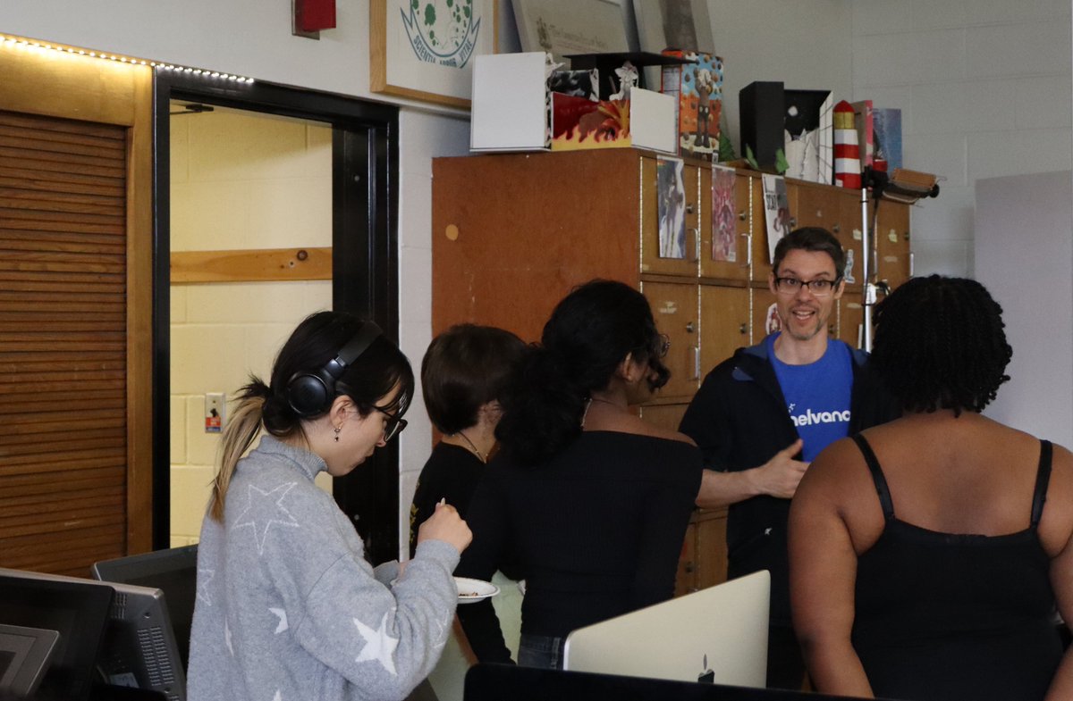 Northview Cyber/SHSM students celebrated on Tuesday with eight of their <a href="/NelvanaEnt/">Nelvana Enterprises</a> mentors. The mentors worked with the students to produce the animated shorts screened at last month. A big thank you for the all the guidance and a series of insightful presentations.