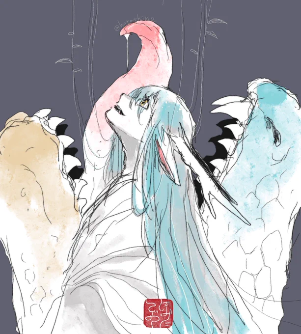 息抜きに描いたもの 