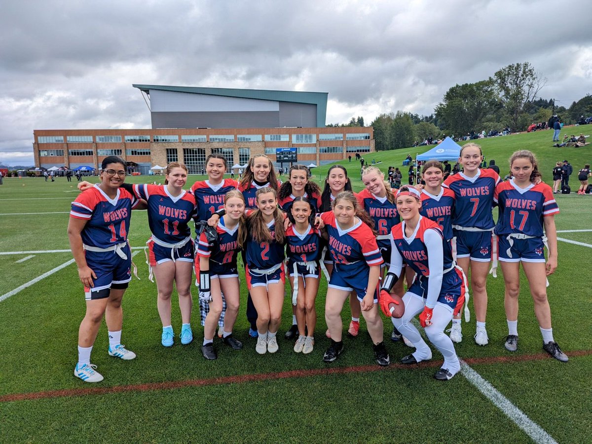 Good luck to the Wolves Flag Football team who is competing at the Seahawks Championship Tournament today.  Go Wolves!!
