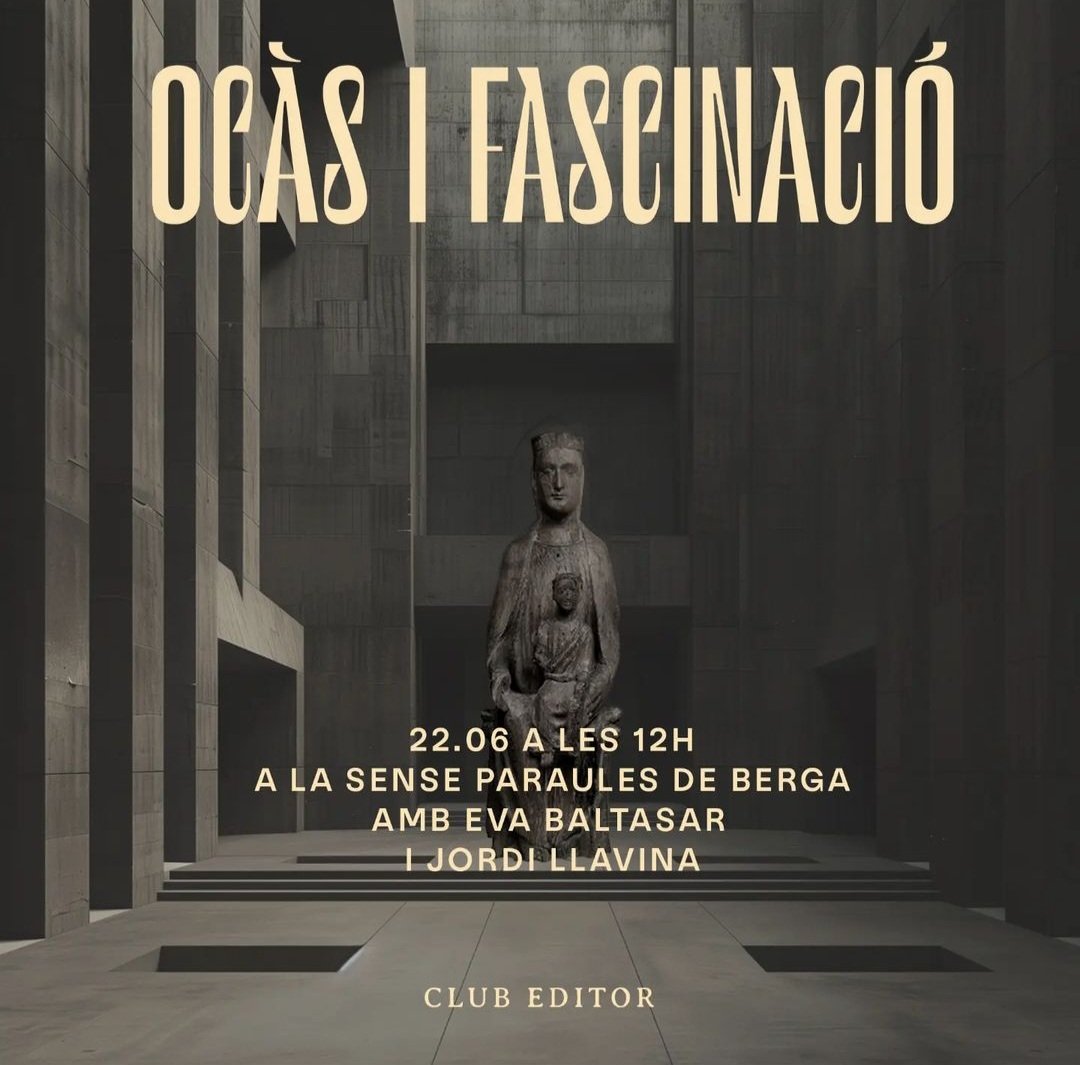 Dissabte 22 llibreria <a href="/lasenseparaules/">Sense Paraules</a> 
Presentació de luxe amb Jordi Llavina 🥰