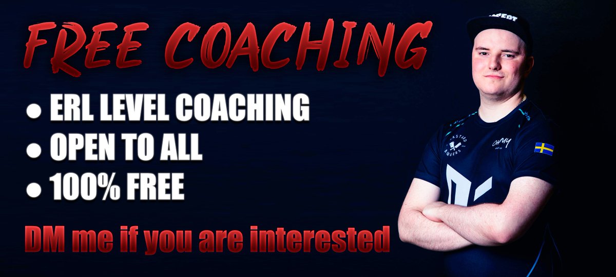 🚨FREE COACHING🚨

With me streaming more lately I'll be doing free coaching on stream for about a month

This is a one time thing, if you are interested then don't hesitate to reach out

Only thing I ask in return is a retweet

DM me if you're interested