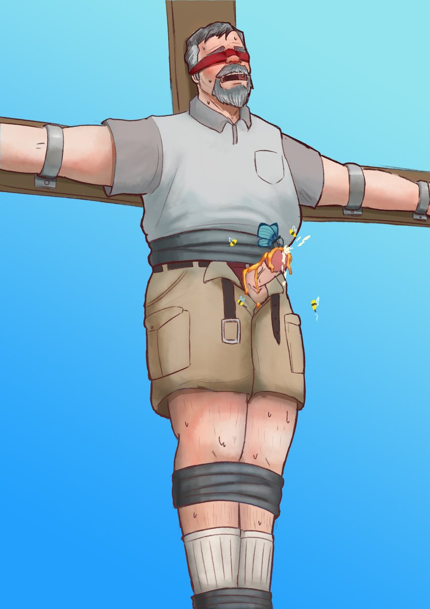 Mature men in peril 10 - Spring of Gold and Silver
deviantart.com/darkdesireart9…

^^^^^shortstory

#bdsm #bearbondage #tiedup #nsfw #kinkart #daddy #daddytiedup #daddybondage #bear #milking